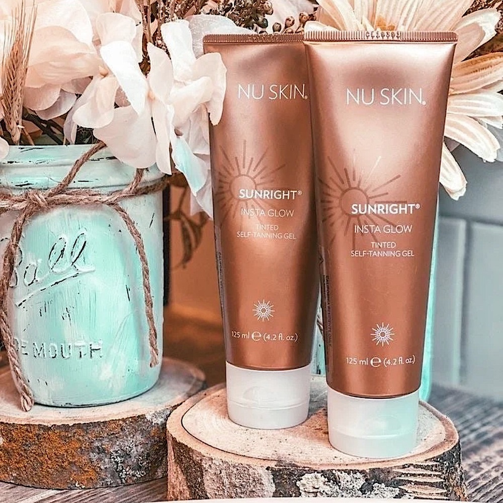 🍒BOGO50%🍒🆕🤎NU SKIN: Sunright Insta Glow Tinted Self Tanning Gel